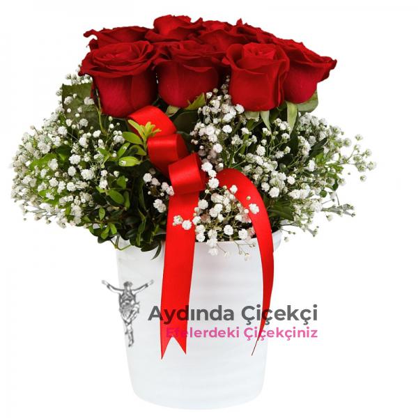  Aydın Çiçek Siparişi SERAMİK GÜLLER