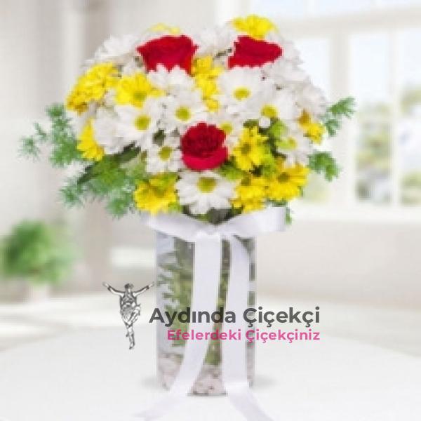  Aydın Çiçek Gönder PAPATYA VE GüLLER